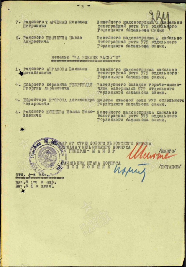 ЦАМО Ф.33 Оп.690306 Д.2787 Л.234