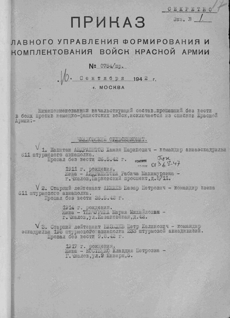 ЦАМО Ф.56 Оп.12220 Д.54 Л.17