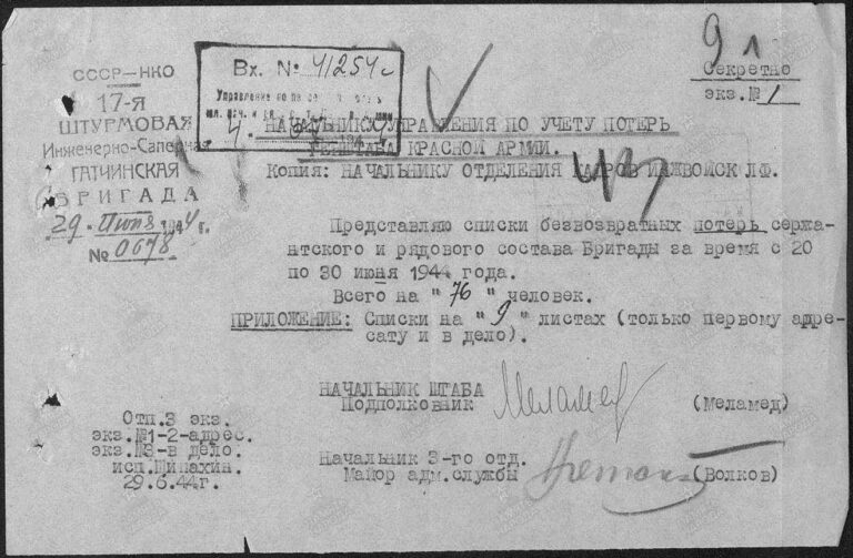 ЦАМО Ф.58 Оп.18002 Д.511 Л.43