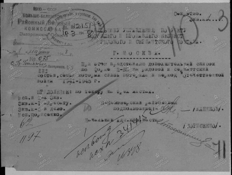 ЦАМО Ф.58 Оп.977521 Д.128 Л.110